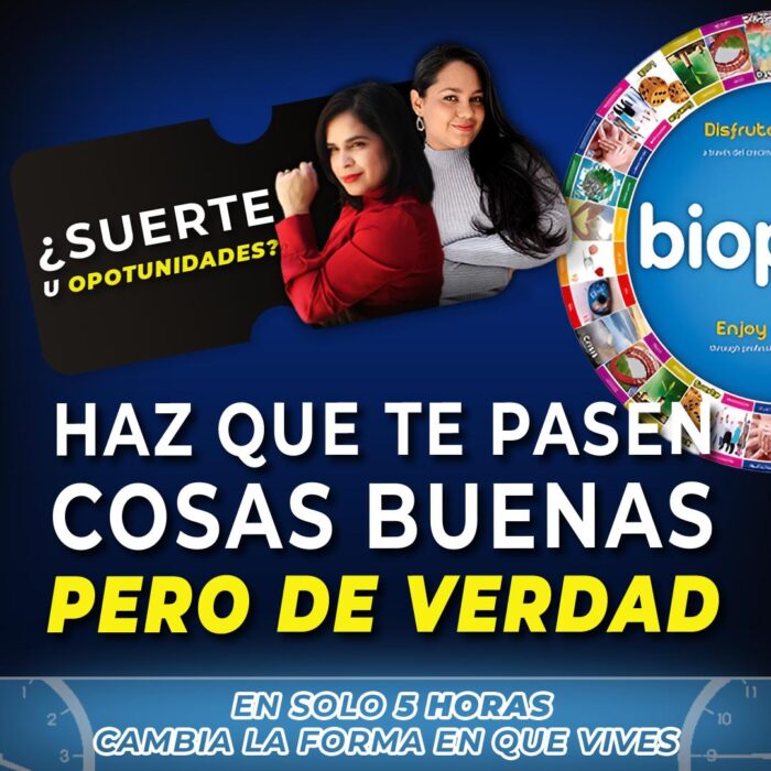 “ Haz que te pasen cosas buenas pero de verdad”